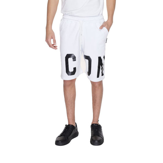 Bermuda en coton blanc Icon