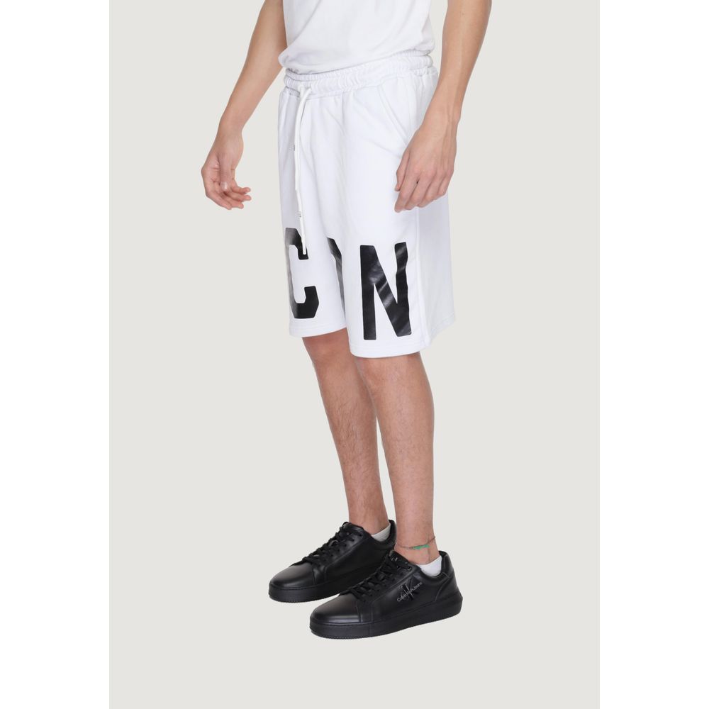 Bermuda en coton blanc Icon
