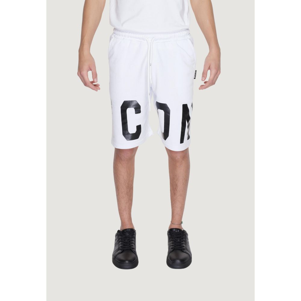 Bermuda en coton blanc Icon