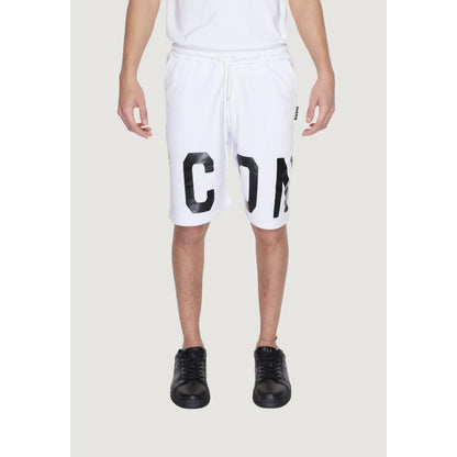 Bermuda en coton blanc Icon