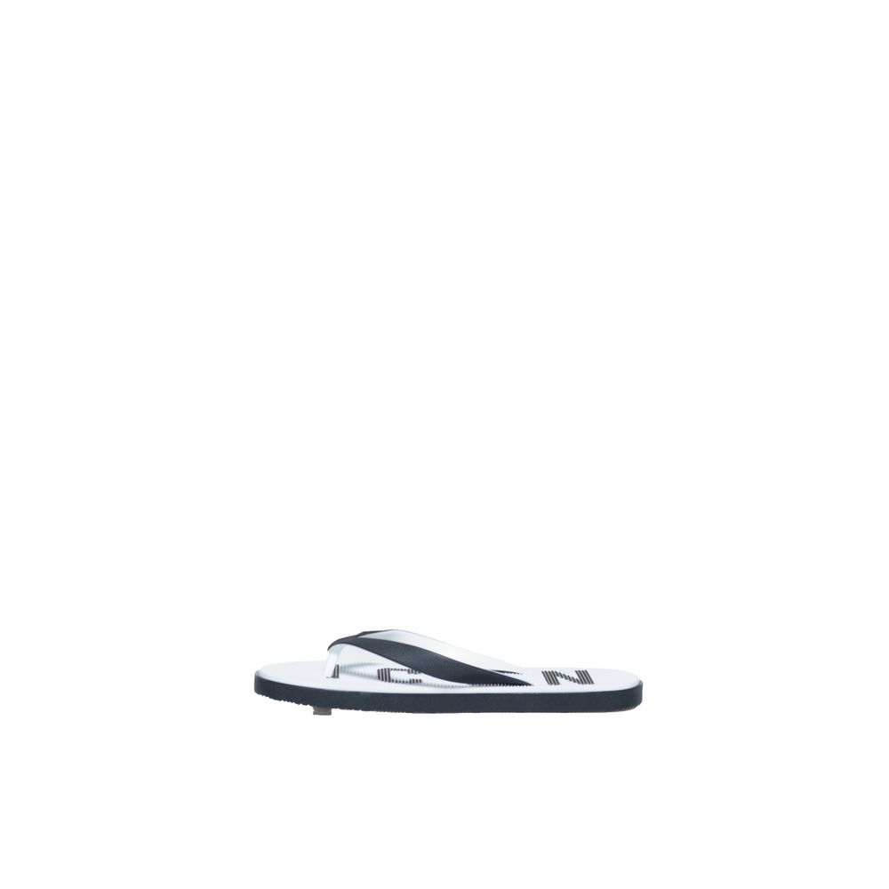 Sandale tong en caoutchouc blanc Icon