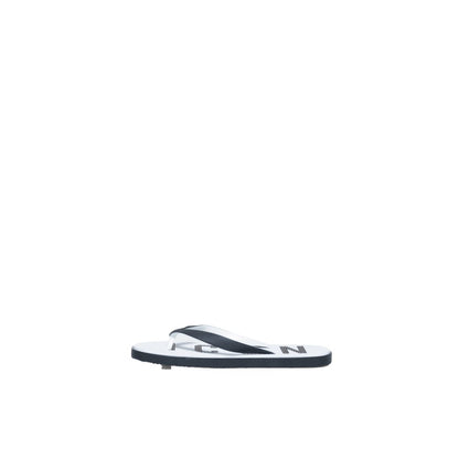 Sandale tong en caoutchouc blanc Icon