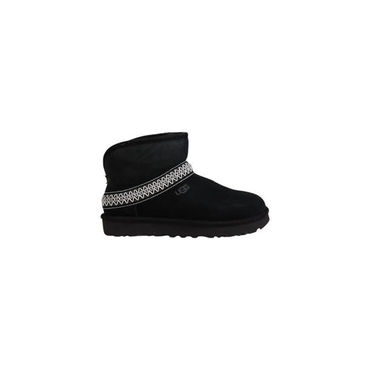 Bottes en cuir suédé noir UGG