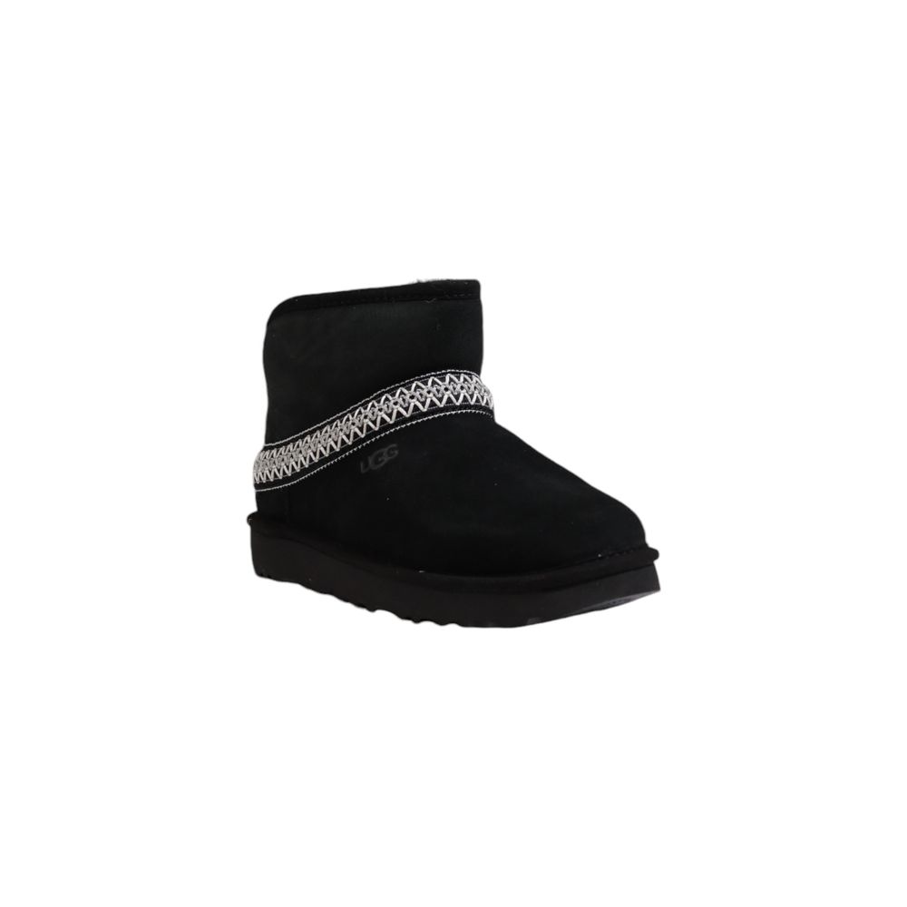 Bottes en cuir suédé noir UGG