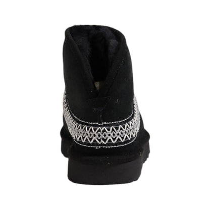 Bottes en cuir suédé noir UGG
