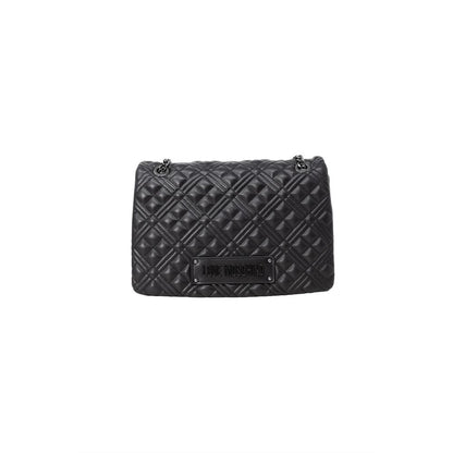 Sac à main en polyéthylène noir Love Moschino
