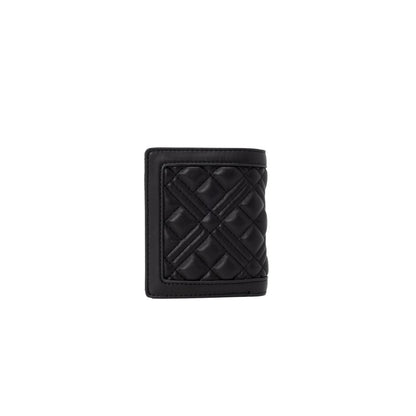 Portefeuille en polyéthylène noir Love Moschino
