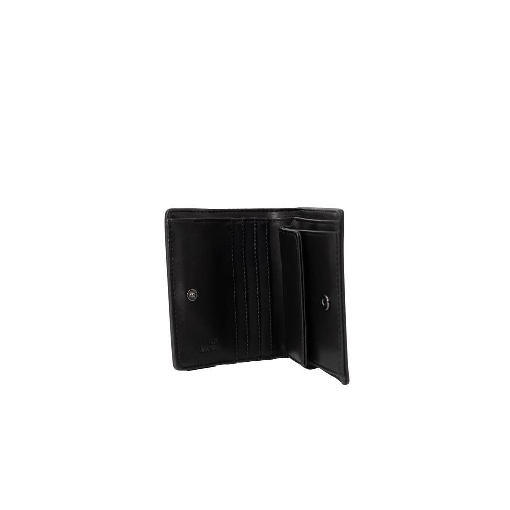 Portefeuille en polyéthylène noir Love Moschino