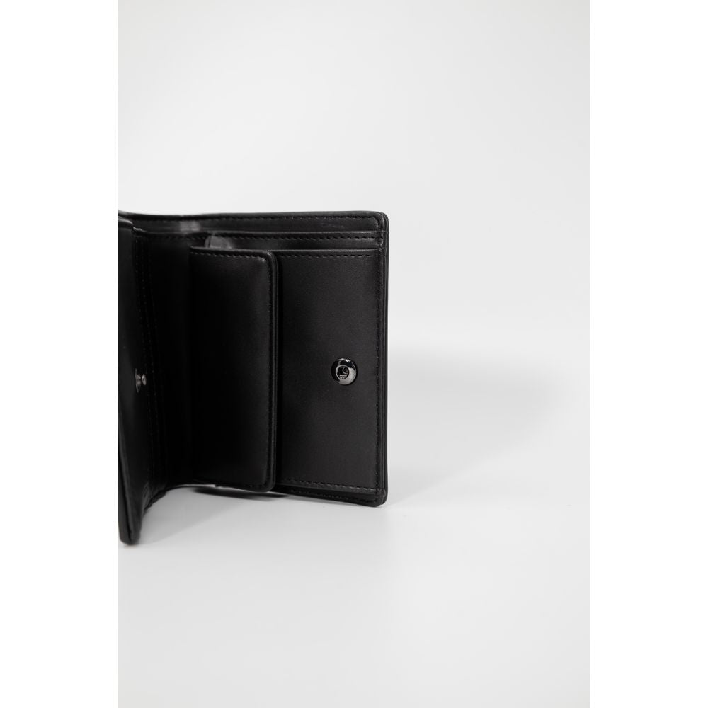 Portefeuille en polyéthylène noir Love Moschino