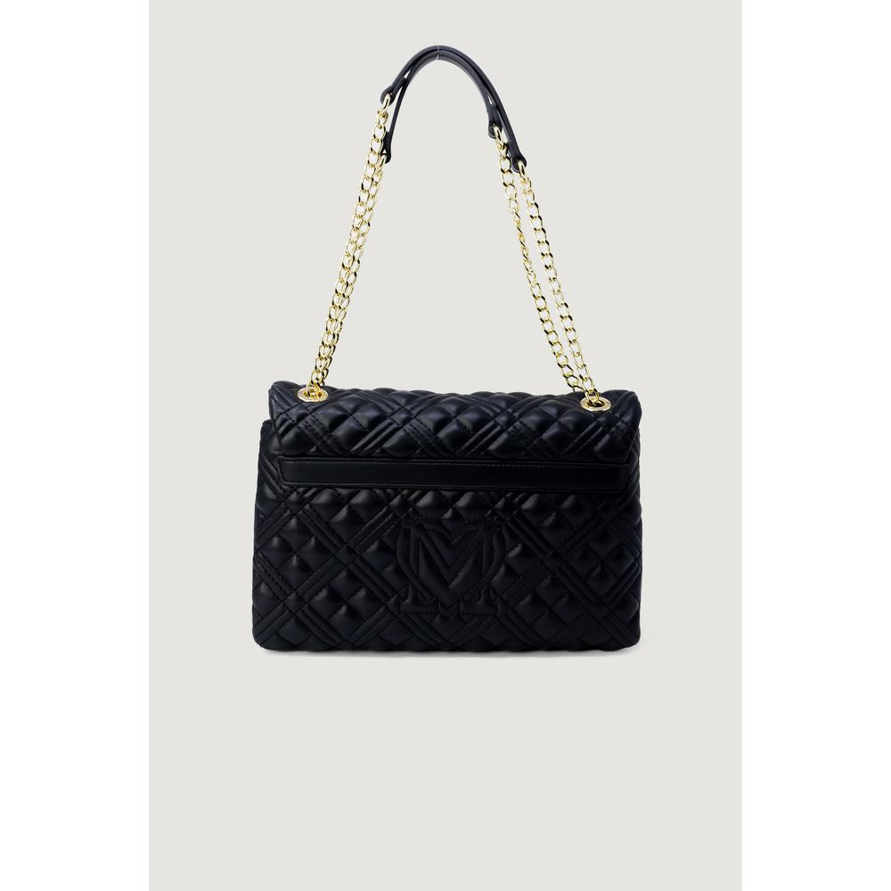 Sac à main en polyéthylène doré Love Moschino