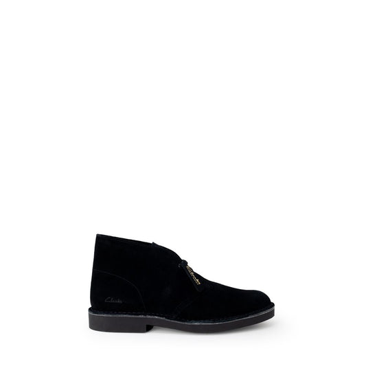 Bottes en cuir noir Clarks