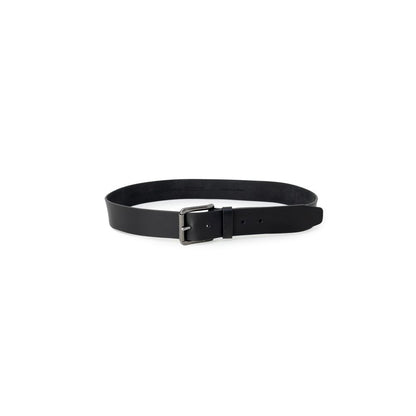 Ceinture en cuir noir Hugo Boss