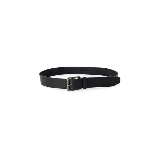 Ceinture en cuir noir Hugo Boss