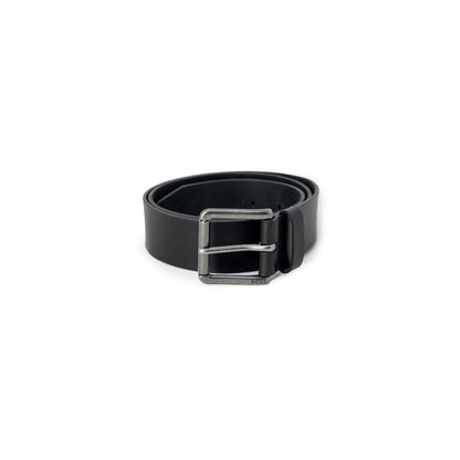 Ceinture en cuir noir Hugo Boss