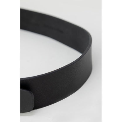Ceinture en cuir noir Hugo Boss