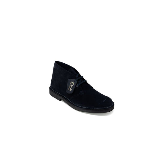 Bottes en cuir bleu Clarks