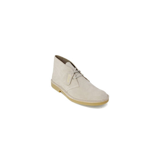 Bottes en cuir gris Clarks