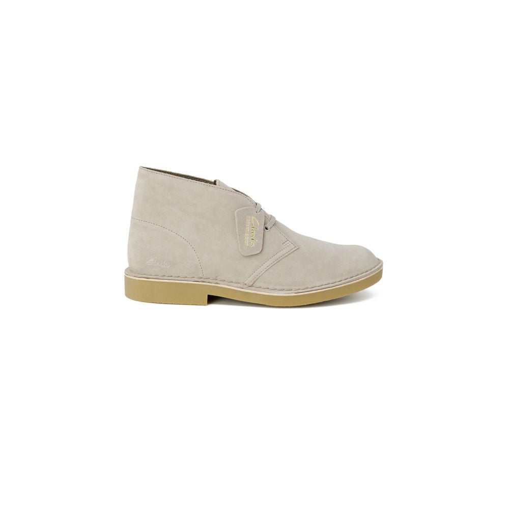 Bottes en cuir gris Clarks