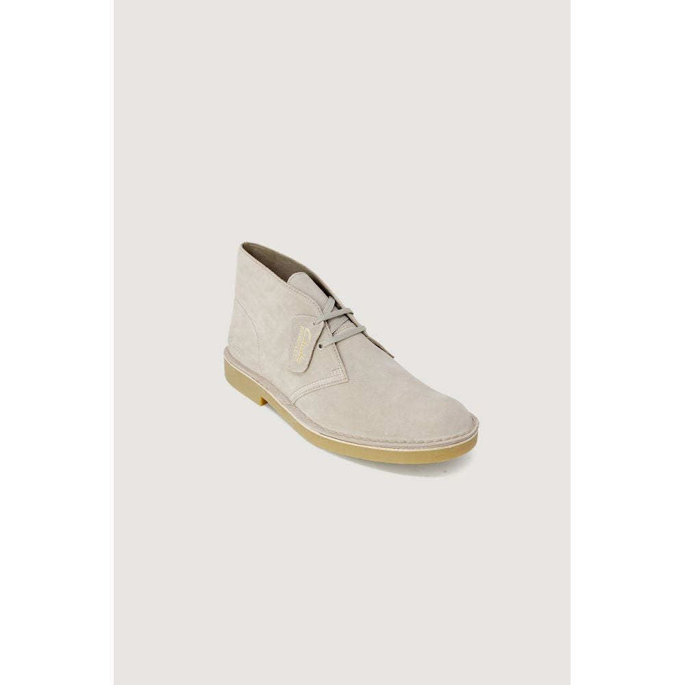 Bottes en cuir gris Clarks