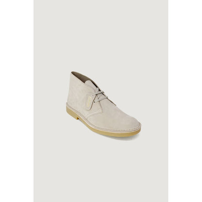 Bottes en cuir gris Clarks