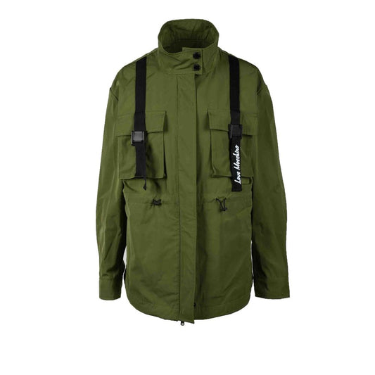 Vestes et manteaux en polyester vert Love Moschino