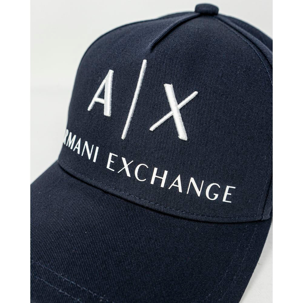 Chapeaux et casquettes en coton bleu Armani Exchange