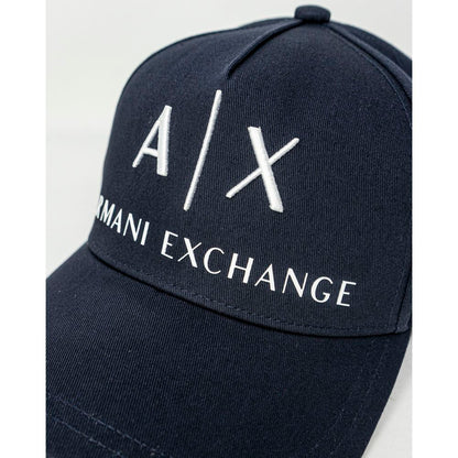 Chapeaux et casquettes en coton bleu Armani Exchange