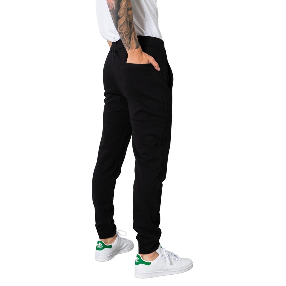 Armani Exchange Black Cotton Joggers Workout Pant by Armani Exchange