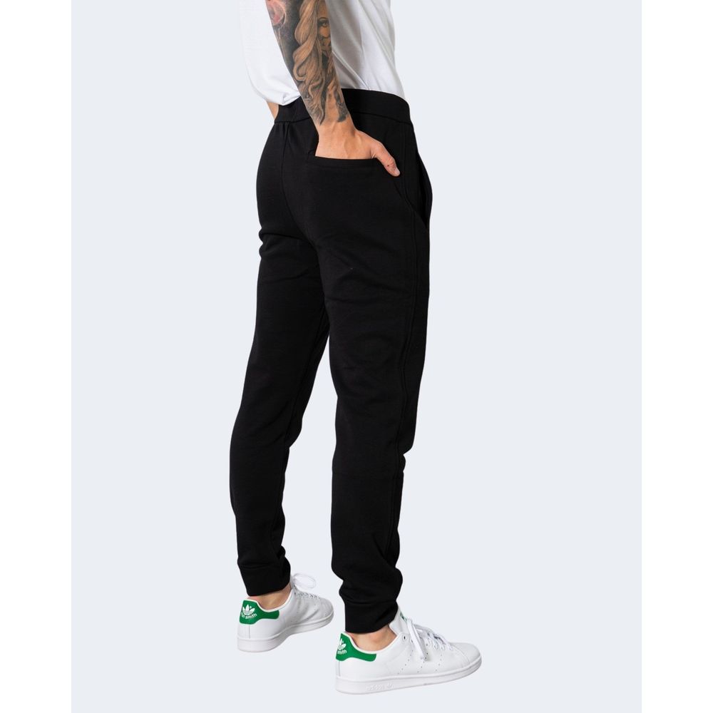 Armani Exchange Black Cotton Joggers Workout Pant by Armani Exchange