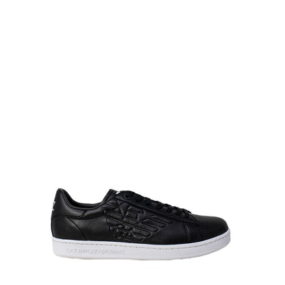 EA7 Emporio Armani Black And White Polyethylene Sneaker by EA7 Emporio Armani