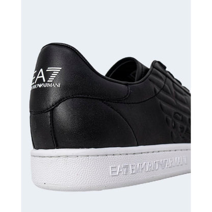 EA7 Emporio Armani Black And White Polyethylene Sneaker by EA7 Emporio Armani