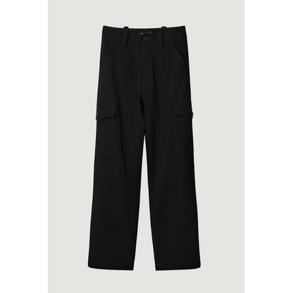 Desigual Black Polyester Cropped Pant by Desigual