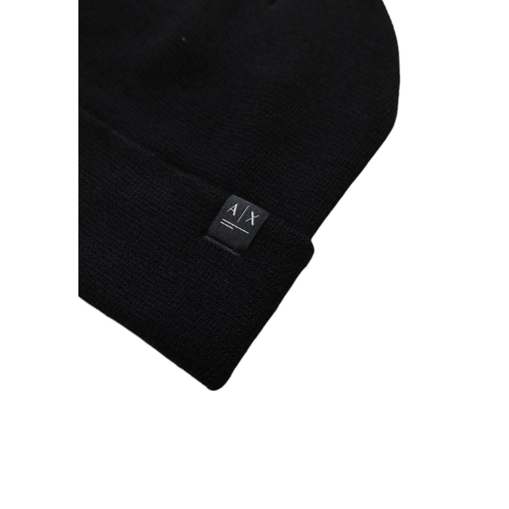 Chapeaux et casquettes Armani Exchange en polyester noir