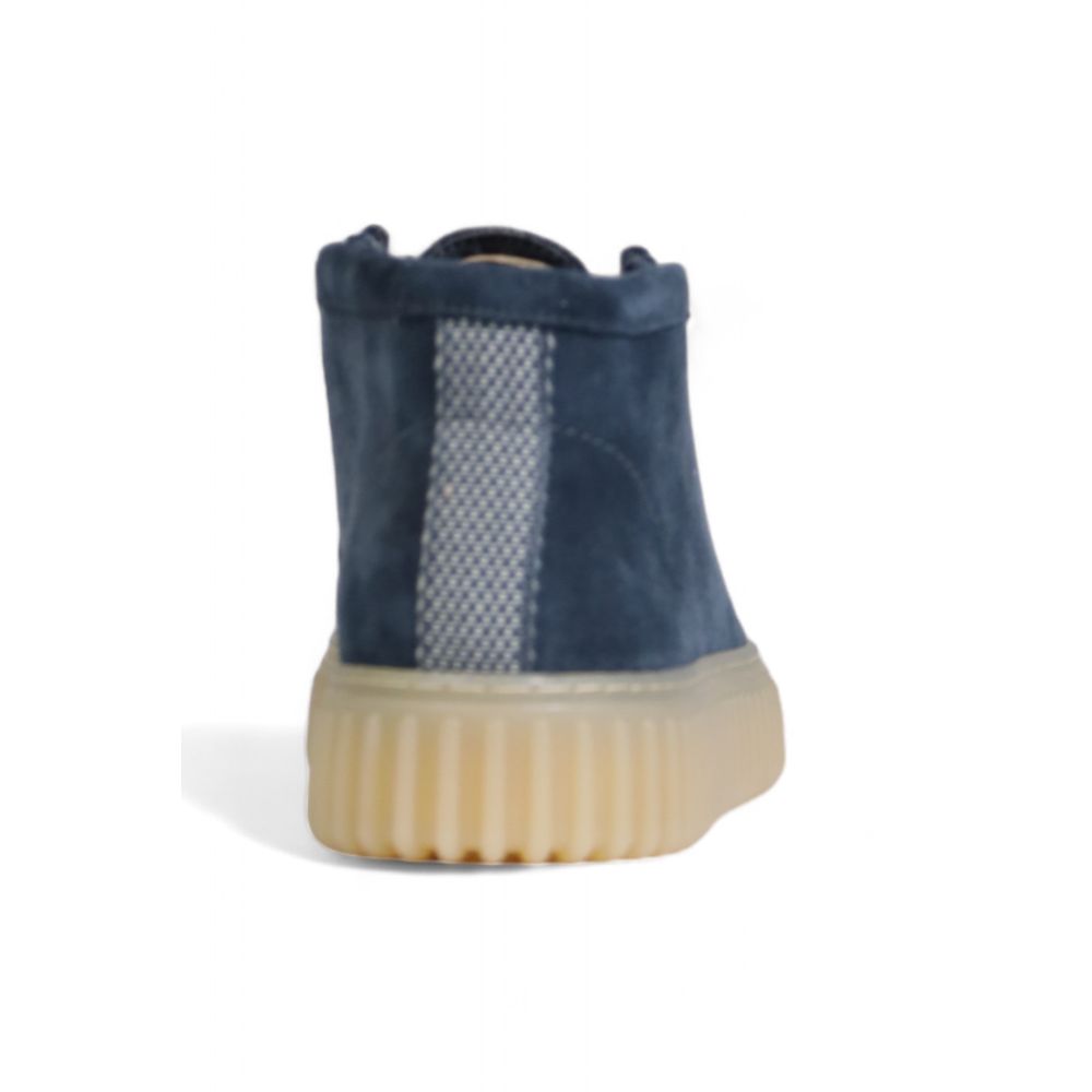 Clarks Bleu Daim Cuir Décontracté
