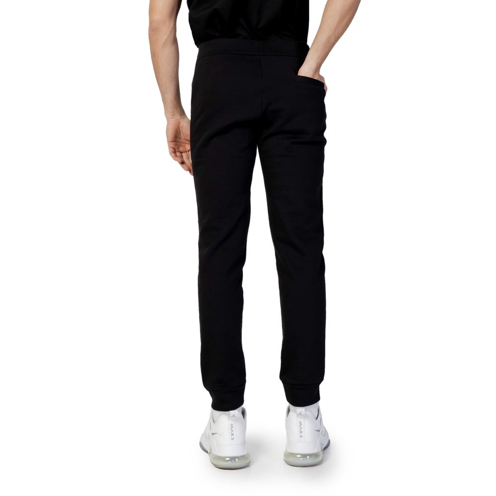 Armani Exchange Black Cotton Joggers Workout Pant by Armani Exchange