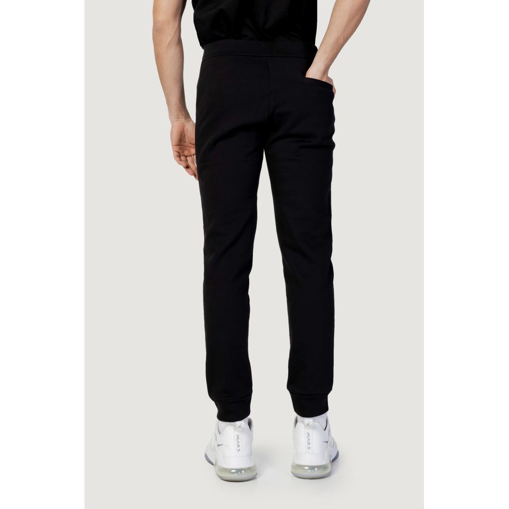 Armani Exchange Black Cotton Joggers Workout Pant by Armani Exchange
