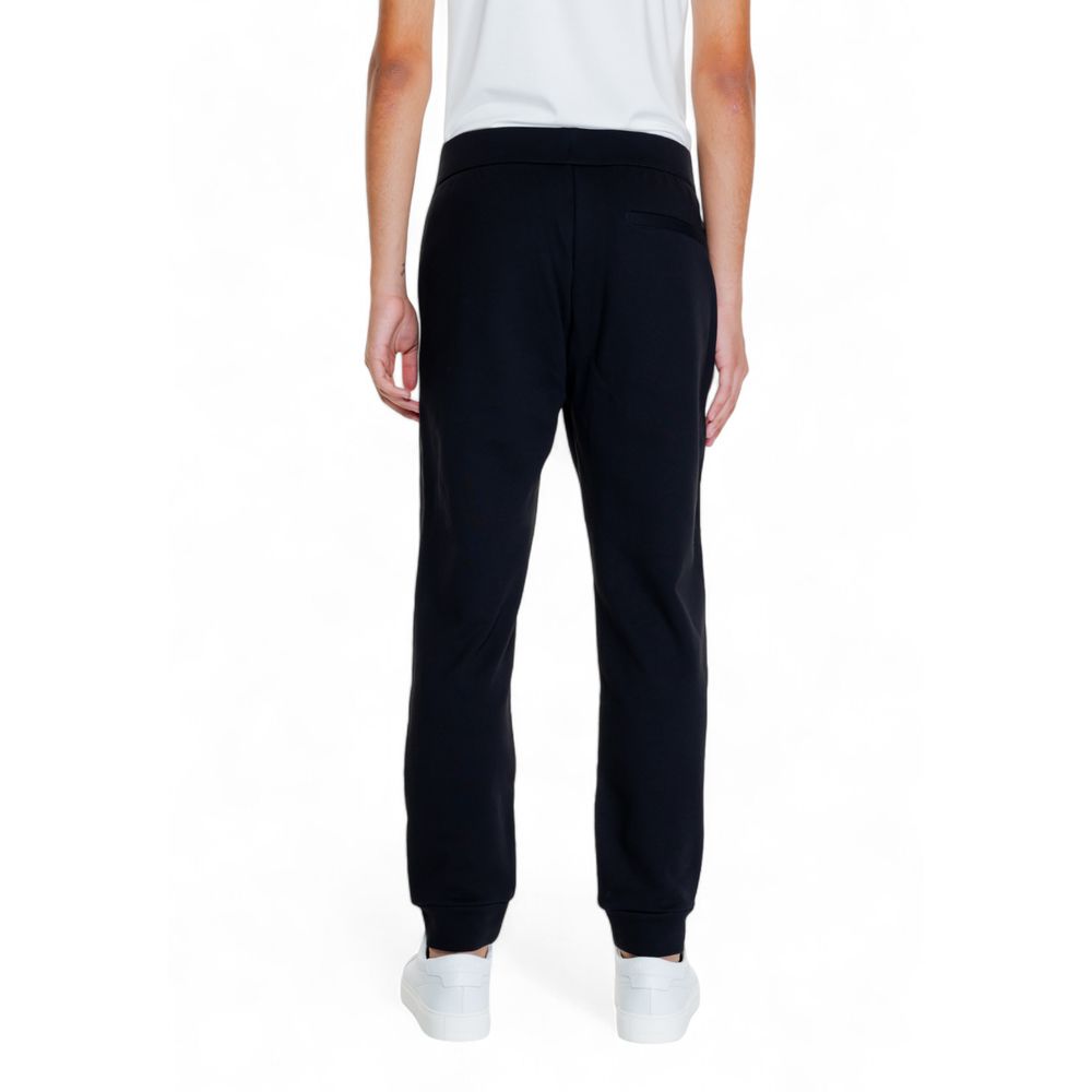 Armani Exchange Black Cotton Joggers Workout Pant by Armani Exchange