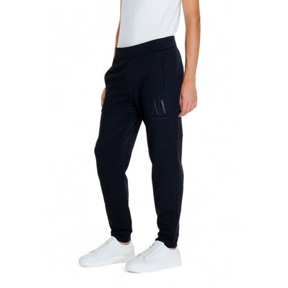 Armani Exchange Black Cotton Joggers Workout Pant by Armani Exchange