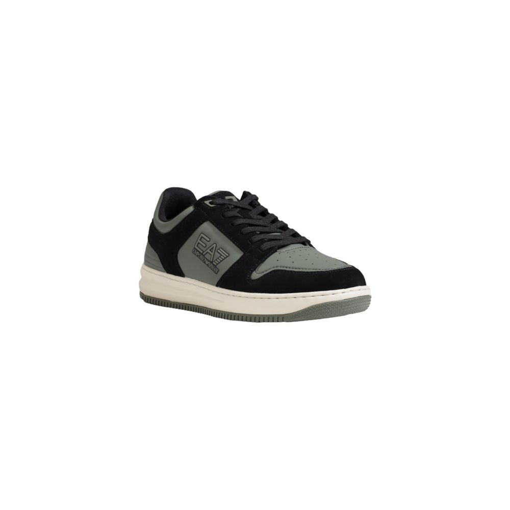 EA7 Emporio Armani Green Polyester Sneaker by EA7 Emporio Armani