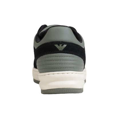 EA7 Emporio Armani Green Polyester Sneaker by EA7 Emporio Armani