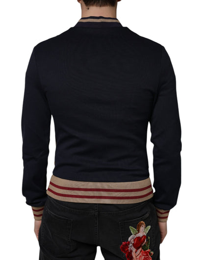 Dolce & Gabbana Multicolor #DGMillennials Full Zip Men Bomber Jacket by Dolce & Gabbana