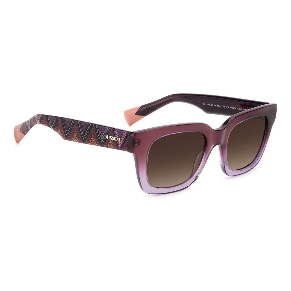 Missoni Purple Acetate Sunglasses by Missoni