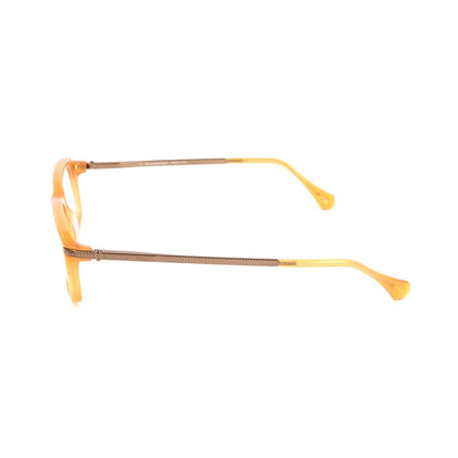 Montures Ermenegildo Zegna en acétate jaune / acétate