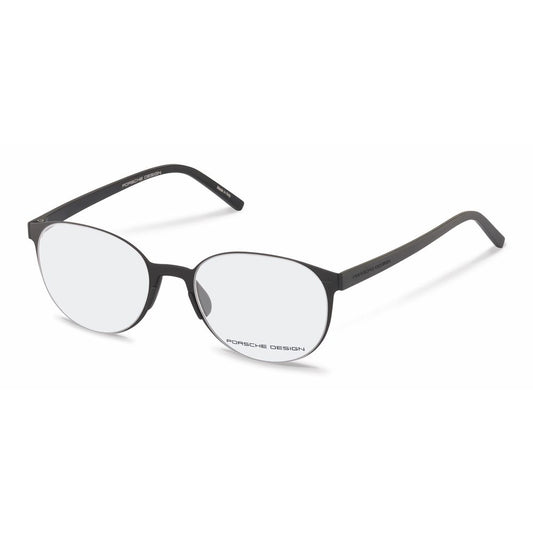 Montures Porsche Design en cuir de veau noir