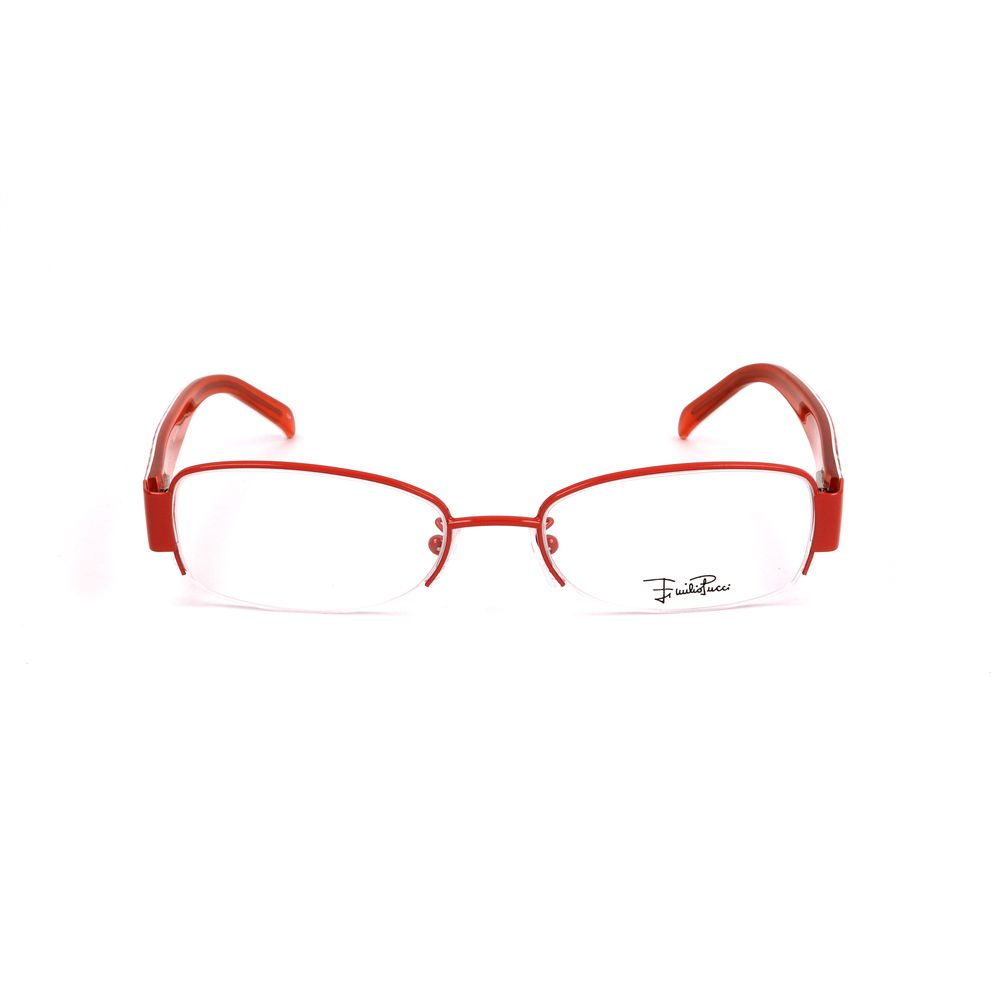 Emilio Pucci Orange Metal Frames by Emilio Pucci