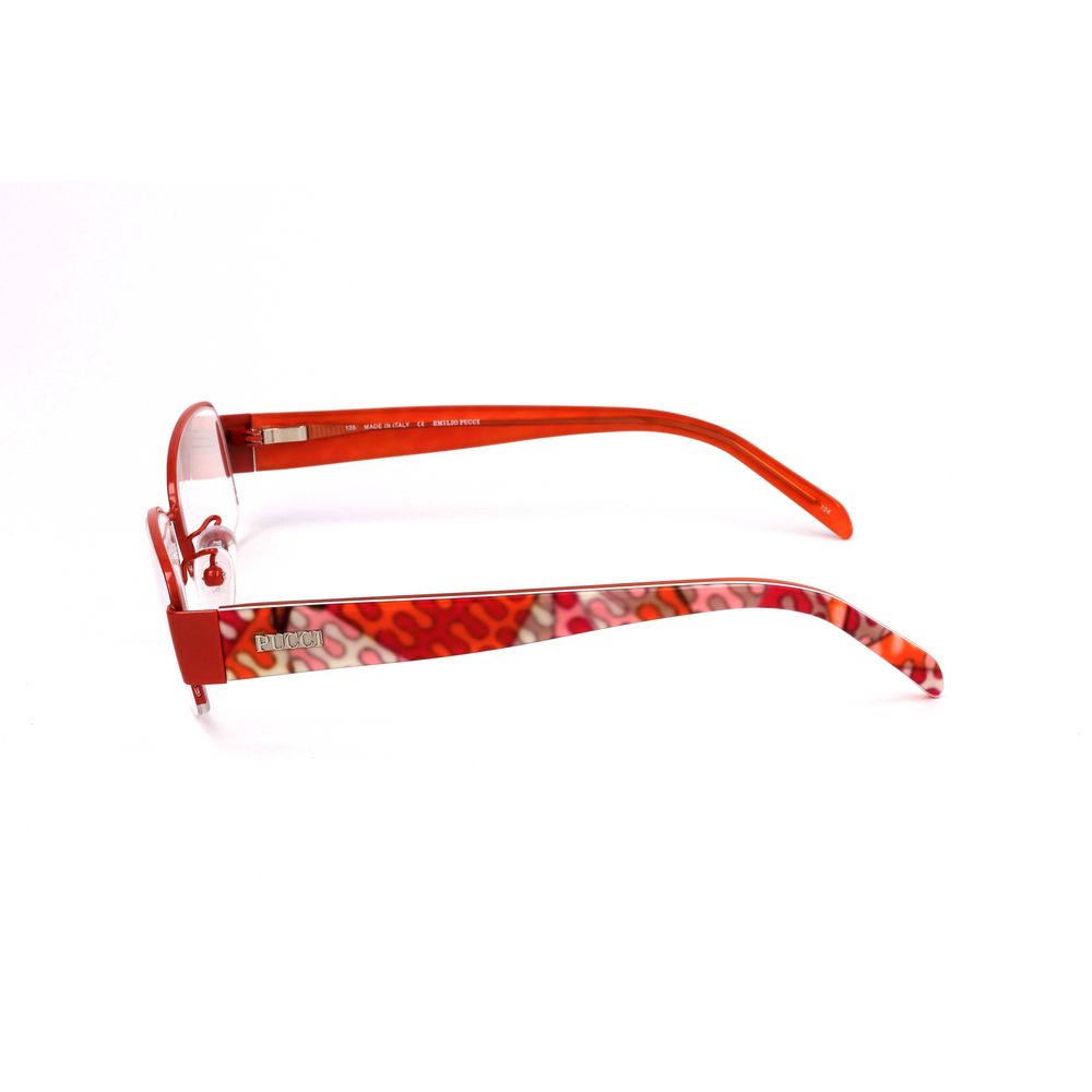 Emilio Pucci Orange Metal Frames by Emilio Pucci