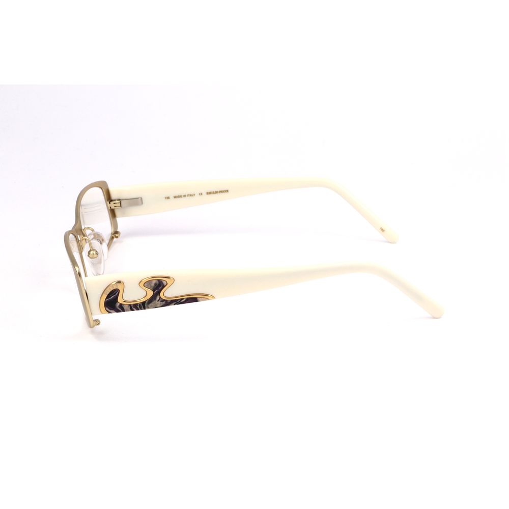 Emilio Pucci Gold Metal Frames by Emilio Pucci