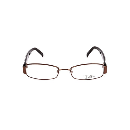 Emilio Pucci Brown Metal Frames by Emilio Pucci
