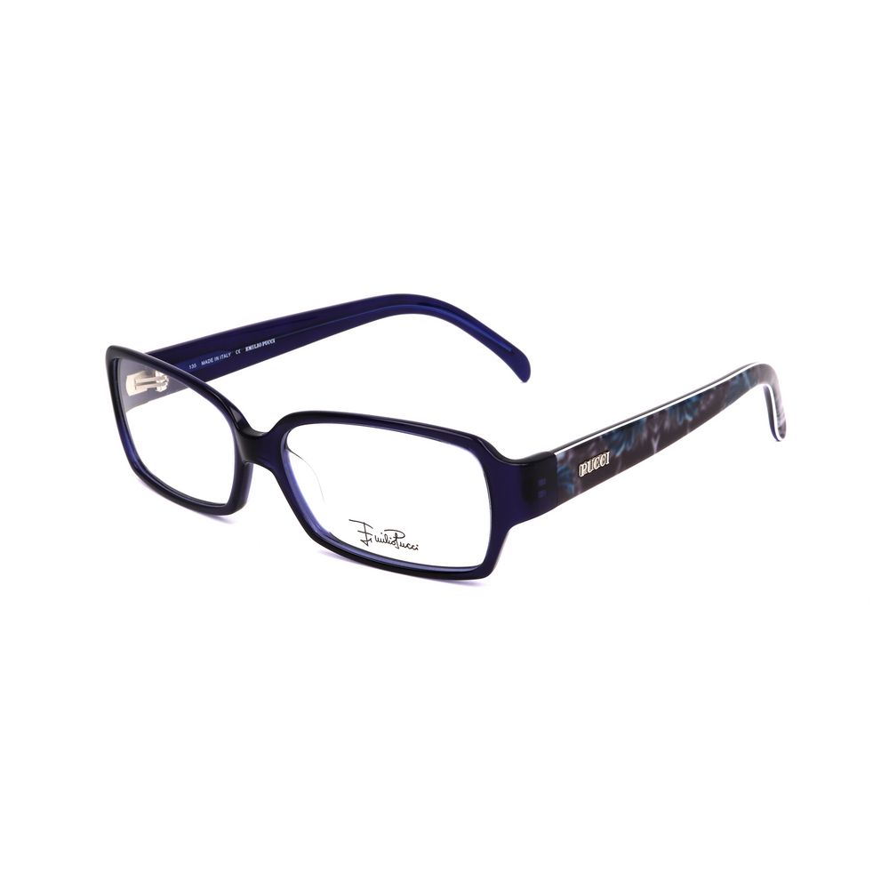 Emilio Pucci Blue Plastic Frames by Emilio Pucci