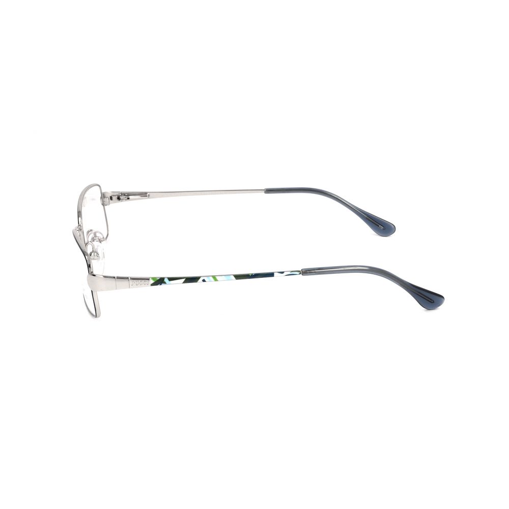 Emilio Pucci Silver Metal Frames by Emilio Pucci